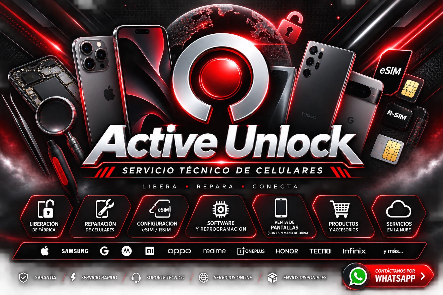 Active Unlock - Servicio Técnico de Celulares